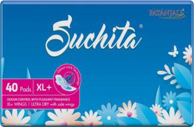 PATANJALI Suchita XL+ 320 mm Sanitary Pad (Pack of 40)