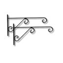Patio Planet 2 Pack Metal Wall Hook Hanging Plant Bracket, Black...