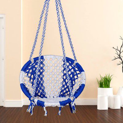 Patiofy Cotton Netted Round Large Swing for Adults/Swing for Balcony/Swing 