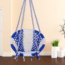 Patiofy Cotton Netted Round Large Swing for Adults/Swing for Balcony/Swing ...