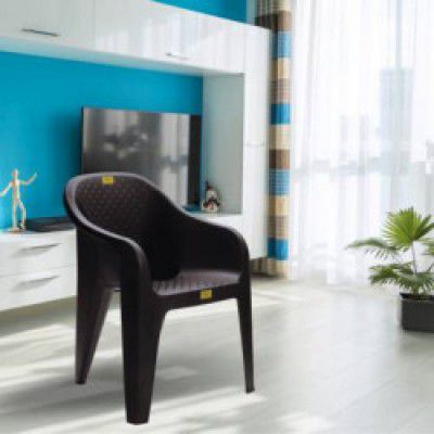Patiofy Plastic Chair, Arm Chair, Set of 1