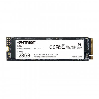 Patriot 128GB SSD P300 M.2 2280 NVME PCIE (P300P128GM28)