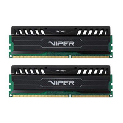 Patriot Memory 16GB(2x8GB) Viper III DDR3 1866MHz (PC3 15000) CL10 Desktop Memory with Black Mamba Heatsink PV316G186C0K