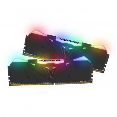 Patriot Memory Viper RGB Series Extreme Performance DDR4 16GB (2 x 8GB) 4000MHz Kit w/Black heatshield (PVR416G400C9K)