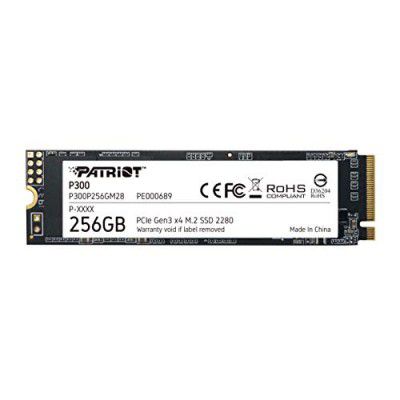 Patriot P300 256GB Internal (SSD) Solid State Drive - M.2 PCIe Gen 3 x4, 3 Year Warranty - P300P256GM28