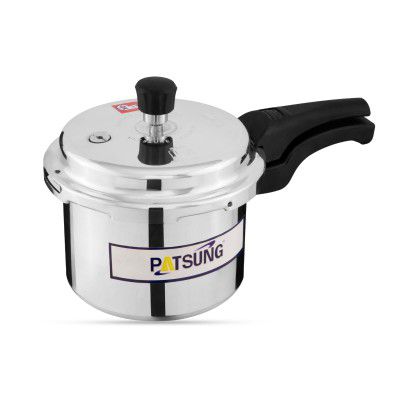 PATSUNG 3 L Pressure Cooker | Heavy Duty Aluminium Cooker for Rice, Dal & Daily Cooking 