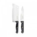 Patsung Premium Stainless Steel Kitchen Knives Set with Black Handle (2 Pieces)...