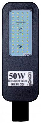 PE 50 Watt BIS Approved LED Street Light Waterproof IP65 Full Polycarbonate Body, 140 Per watt Lumens, Corded Electric