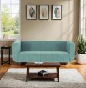 Peachtree Viva 3 Seater Rectangular Shape Sofa (Light Green)...