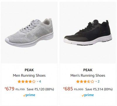 PEAK Men's Shoes up to 89% off