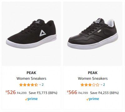 PEAK Women Sneakers up to 88% off