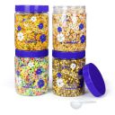 PEARLPET Blossom Jar Plastic Containers for Kitchen Storage ...