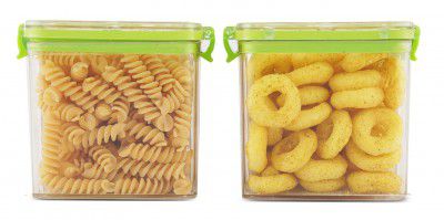 PEARLPET Click n Seal Plastic Kitchen Storage Container Set of 2 Pcs 