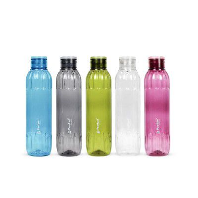 PEARLPET Mizu Water Bottle for Home  | Set of 5, 1000 ML Each, Multicolor