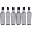 PEARLPET Nile BPA-free Plastic Water Bottle Set of 6 Pcs, Each 1000ml, Grey...
