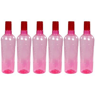 PEARLPET Nira- BPA-free Plastic Water Bottle Set of 6 Pcs, Each 1000ml