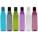 PEARLPET Panama- BPA-free Plastic Water Bottle Set of 6 Pcs, Each 1000ml, Assorted Multicolor...