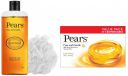 Pears Moisturising Bathing Bar Soap - 125g (Pack of 3) & Pears Bodywash - 250 ml (Free Loofah)...