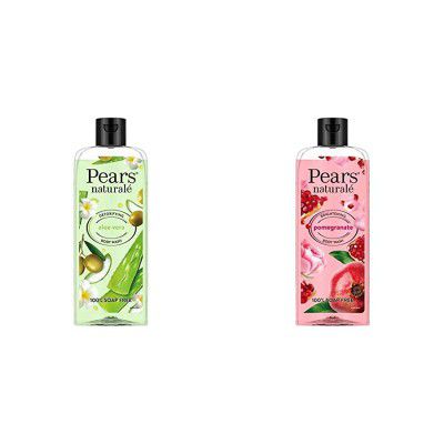 Pears Naturale Detoxifying Aloevera Bodywash, 250 ml & Pears Naturale Brightening Pomegranate Bodywash, 250 ml
