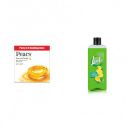 Pears Pure And Gentle Bathing Bar, 125g (Pack Of 8) & Liril Lemon and Tea Tree Oil Body Wash, 250 ml...