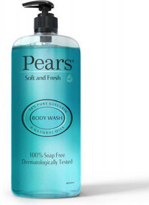 Pears Soft & Fresh Shower Gel, Super Saver XL Pump Bottle, Paraben free (750 ml)