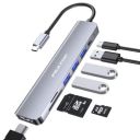 PEATOP 7-in-1 USB C Hub Docking Station for Laptop...