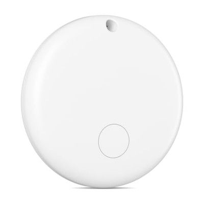 PEATOP Air Tag, Bluetooth Luggage Tracker. Works with Apple Find My (iOS Only), Item Locator for Key, Luggage, Backpack, Wallet, IP67 Waterproof, White