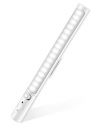 PEATOP® Led Motion Sensor Closet Lights, Dual Color (Warm White & White) USB Rechargeable Under Cabinet Lighting,21 LED Bulbs Profile Light,Durable for Kitchen Hallway Wardrobe...