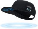 PEATOP Wireless Bluetooth 5.0 Speaker Hat/ Cap with (Inbuilt Microphone) Wireless Smart Speaker Hat/Cap for Outdoor/Indoor Sports,Adjustable Music Baseball Cap...