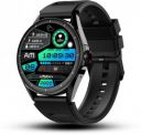 Pebble Cosmos Valor 1.43"Amoled Display, BT Calling, Multi Sports Modes, Rotating Crown Smartwatch&nbsp;&nbsp;(Black Strap, Free Size)...