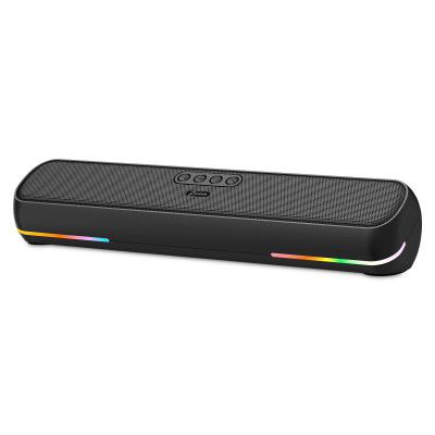 Pebble Glide 20 Bluetooth 20W Speaker (Deep Bass, RGB Lights, TWS, 4000mAh, AUX/USB/TF/BT, Onboard Controls) 