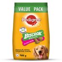 Pedigree Biscrok Biscuits (Above 4 Months) Dog Treats, Chicken with Milk Flavour, 900 g...