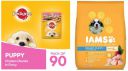 Pedigree & IAMS Combo for Puppy - Chicken Chunks in Gravy Wet Dog Food, 70 g (Pack of 90) + Proactive Health (Large Breed, <2 Years) 3 kg...