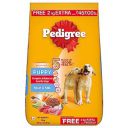 Pedigree Puppy Dry Dog Food, Meat & Milk Flavour, 20 + 2 Kg Free, Complete and Balanced Nutrition for All Breed Size Puppy Dogs...