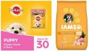 Pedigree Puppy Wet Dog Food, Chicken Chunks in Gravy, 70 g (Pack of 30) & Proactive Health Smart Puppy Small & Medium Breed Dogs (<1 Years) Dry Dog Food, 1.5 kg...