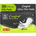 Pee Safe Comfort Ultra Thin Sanitary Pads For Women | XXL | 30 Pads For Rash Free Periods...