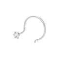 Peenzone 92.5 Silver White Nose Stud For Women...
