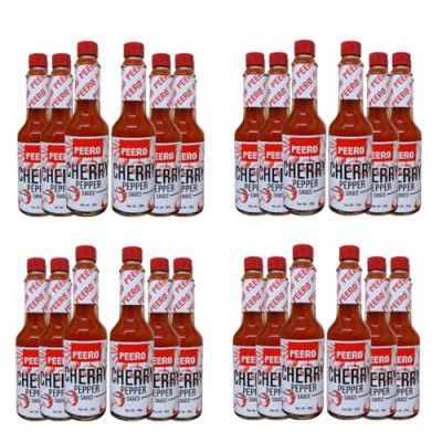 PEERO Ultra Hot Cherry Pepper Sauce, Made With 100% Organic Dalle Khursani Chilli Pepper from Sikkim, Pack of 24 x 60 gm each (1440g)