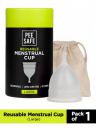 PEESAFE Pee Safe Reusable Menstrual Cup with Medical Grade Silcone - Large...