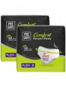 PEESAFE Set Of 2 Comfort Leak Proof Period Panty XL-XXL - 4 Pads Each...