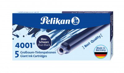 Pelikan 4001 GTP/5 Giant Ink Cartridge (Blue Black)
