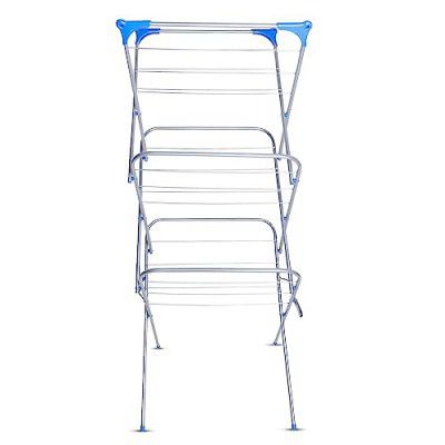 PENG ESSENTIALS Clothes Stand for Drying Clothes Foldable, Cloth Drying Stand for Balcony|3 Tier|22 kg of Cloth Drying Capacity (Arier Super Strong)