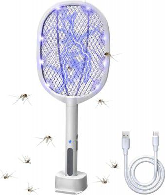 PENTOM Mosquito Racket Bat Rechargeable Electric Fly Swatter Mosquito Racket Bat
