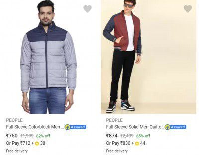  People Men's Jackets up to  50% off
