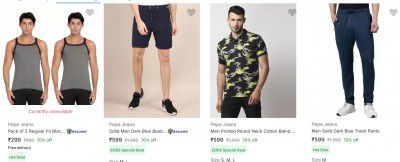 Pepe Jeans Clothing And Accessories Upto 70% Off