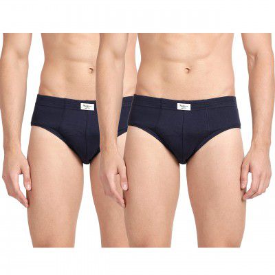 Pepe Jeans Innerwear Men's Cotton Brief (Pack of 2) (CLB01-02 True Blue True Blue 90-95 Blue 90-95)
