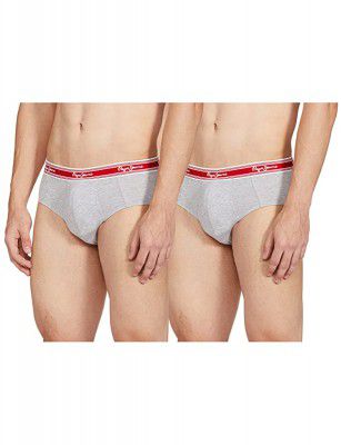 Pepe Jeans Innerwear Mens Cotton Brief (Pack of 2)