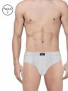 Pepe Jeans Men Grey Melange Pack Of 2 Contour Briefs 8904311300229...