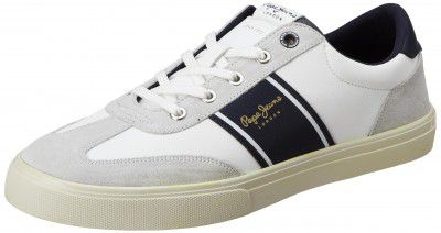PEPE JEANS Mens Low-Cut Anti-Skid Cupsole Sneakers