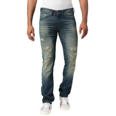 Pepe Jeans Men's Mid Rise Slim Jeans